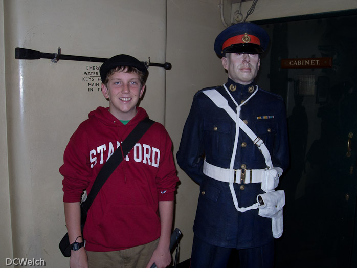 Travis at Churchill's War Rooms