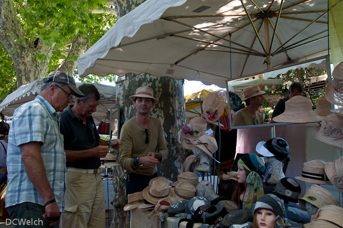 Market day in Lourmarin